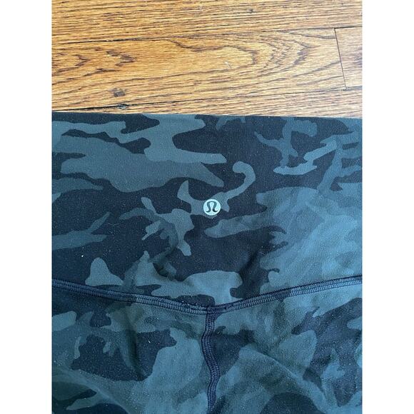 Lululemon Align Pant II 25” Incognito Camo Multi Gator Green 8 - Picture 6 of 8